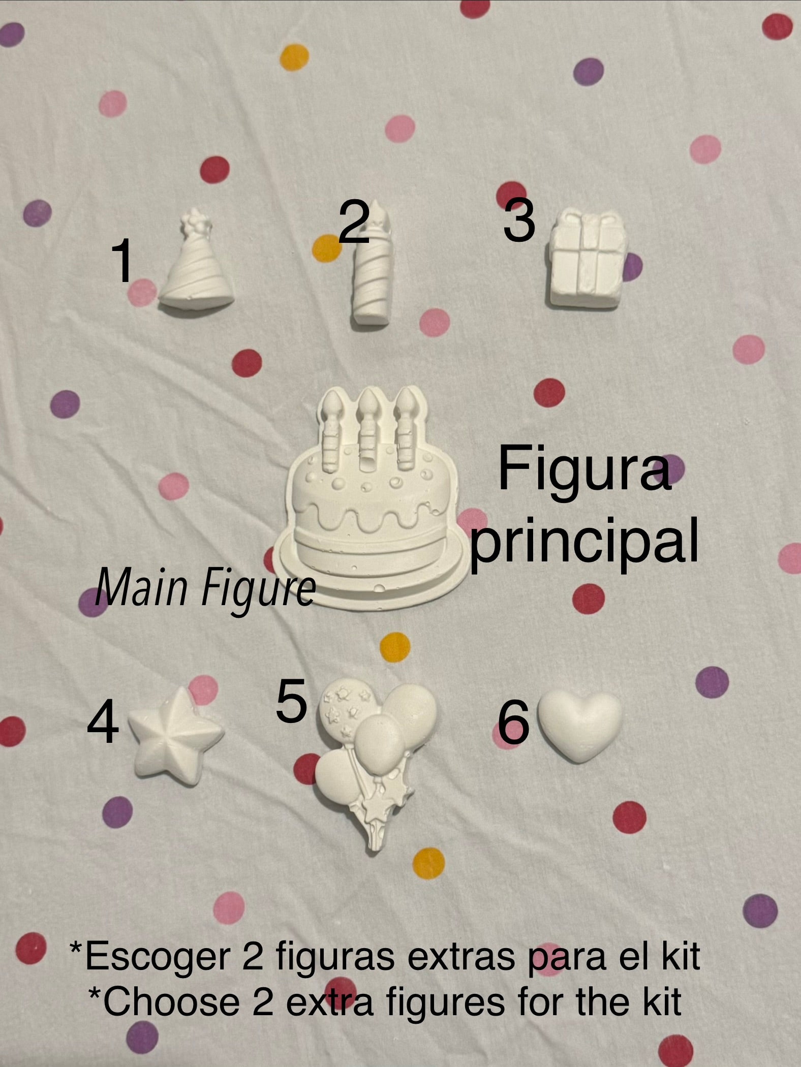 Plaster figures kit